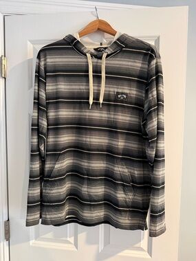 Billabong Cedros Men's Long Sleeve Pullover Hoodie Shirt 100% Cotton
